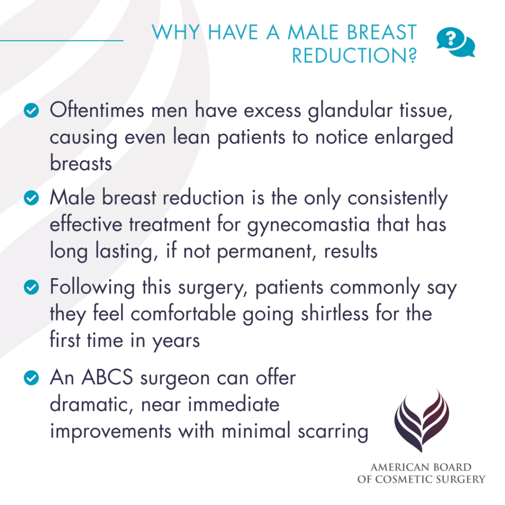 Why consider male breast reduction